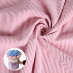 Pastel Pink Corduroy Ribbed Fabric