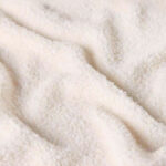 Soft White Sherpa Wool Fabric