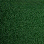 Dark Green Sherpa Wool Fabric