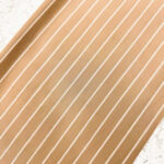 Beige Stripe German Cotton Fabric