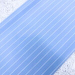 Sky Blue Stripe German Cotton Fabric