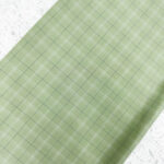 Sage Green Plaid Cotton Fabric